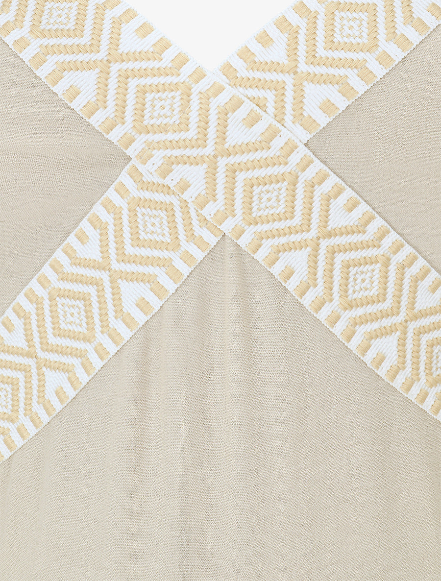 Combinaison à imprimé foulard - Turquoise - 3