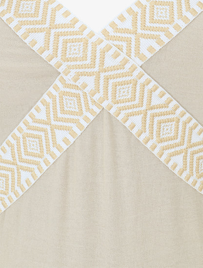 Combinaison à imprimé foulard - Turquoise - 3