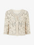 Cardigan uni en crochet - Beige - 1