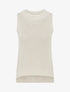 Débardeur filet de pêche coupe carrée - Beige - 1