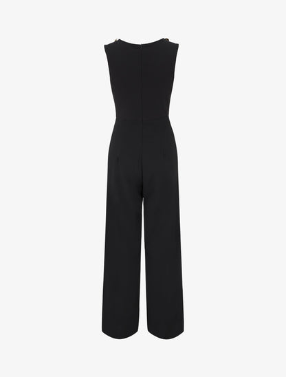 Combinaison sans manches à col bénitier - Noir - 2