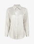 Chemise fluide effet froissé coupe droite - Beige - 1