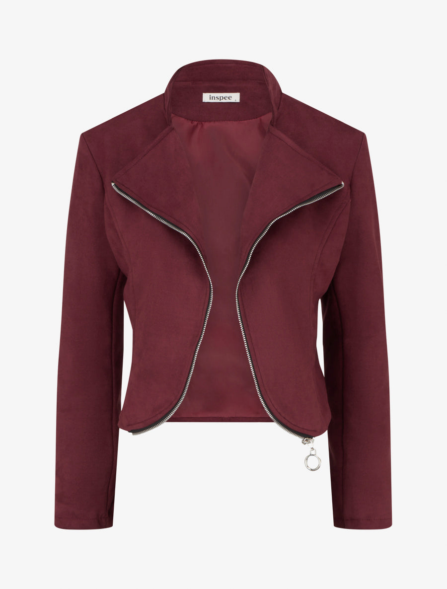 Veste Vila Couleur Bordeaux - Taille XS - Style Caban - Neuf Sans étiquettes