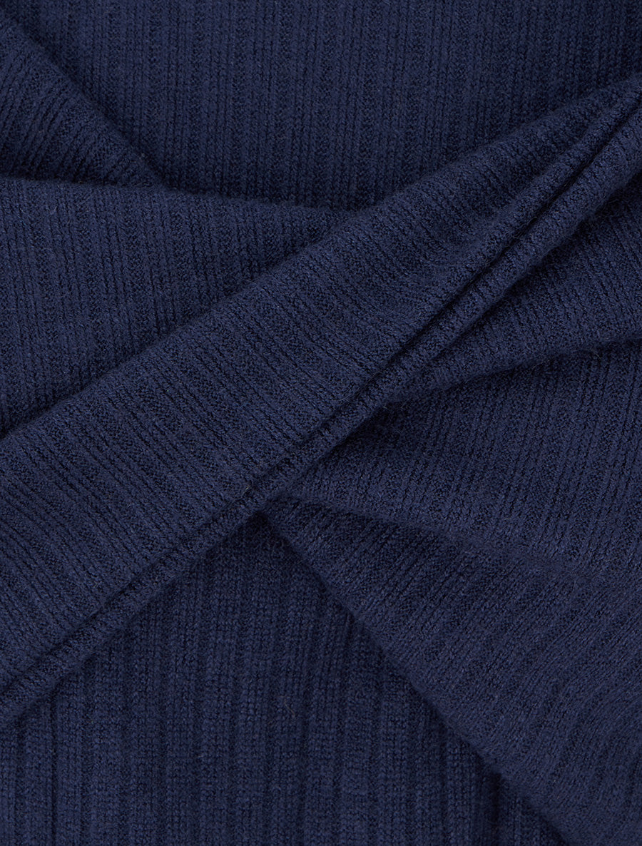 Pull uni croisé trompe l&