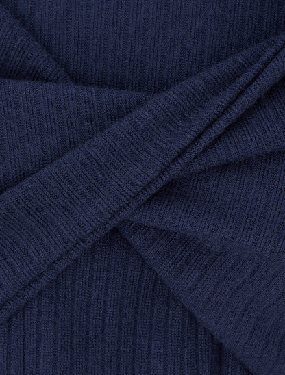 Pull uni croisé trompe l&