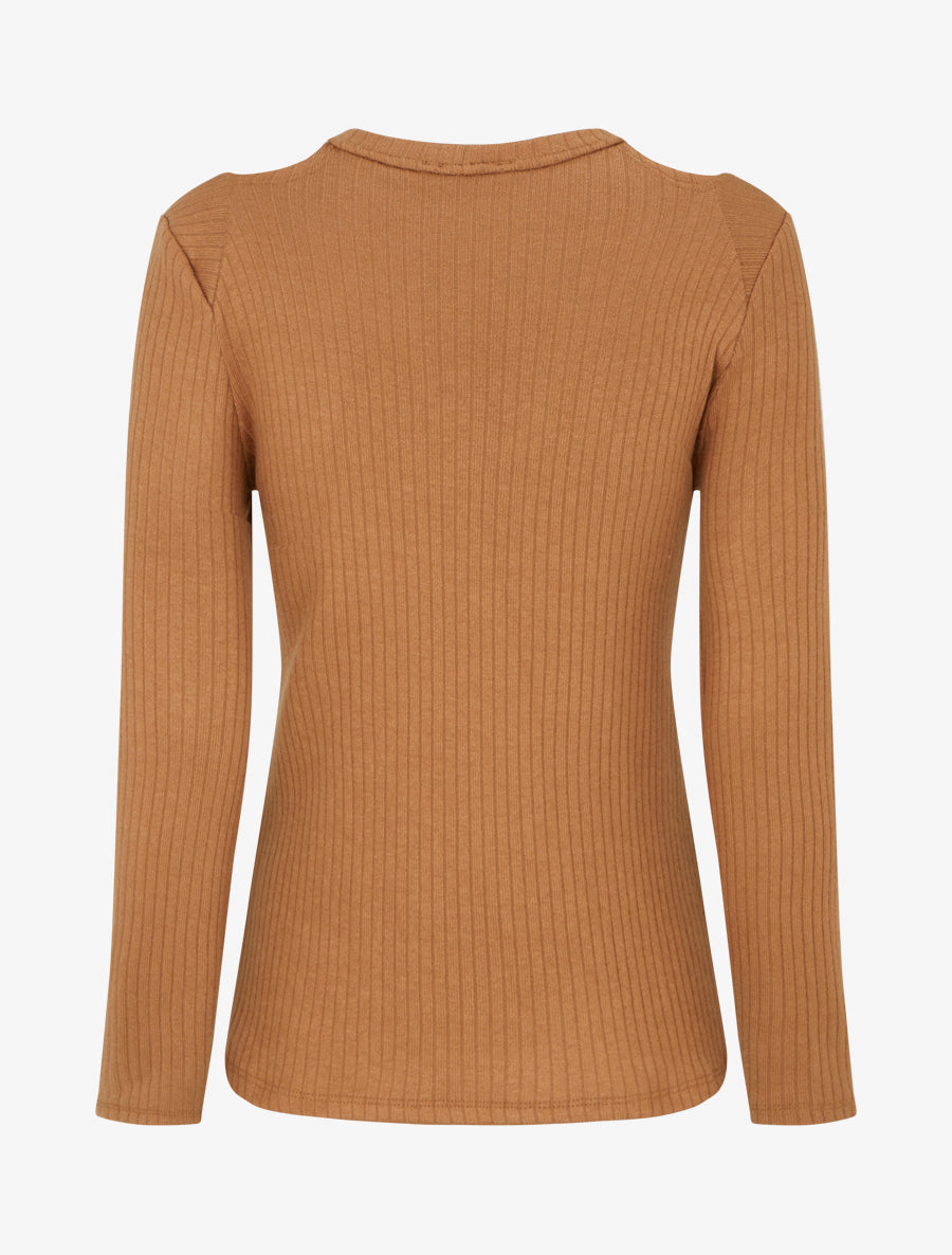 Pull uni croisé trompe l&