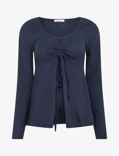 Pull fin à liens de serrage - Marine - 1