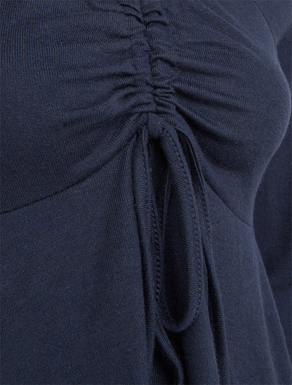 Pull fin à liens de serrage - Marine - 3