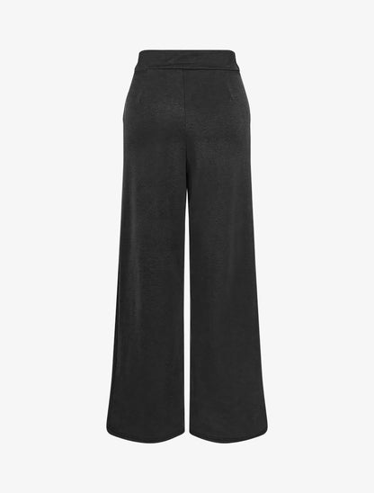 Pantalon à empiècement stylisé - Noir - 2