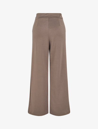 Pantalon à empiècement stylisé - Taupe - 2