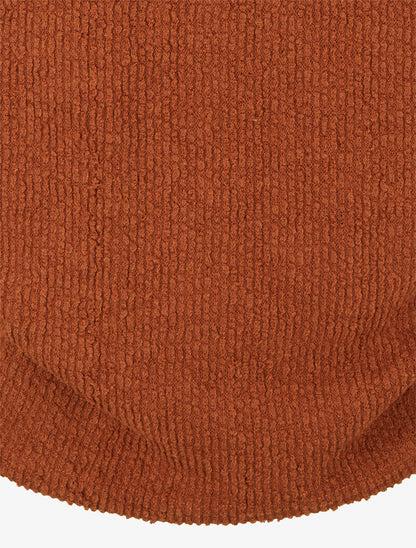 Pull droit à col montant - Terre de sienne - 3