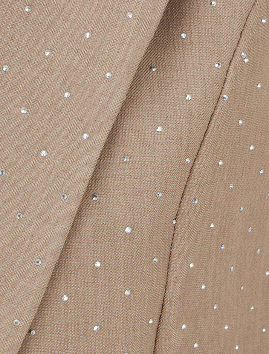 Blazer uni strassé - Taupe - 3