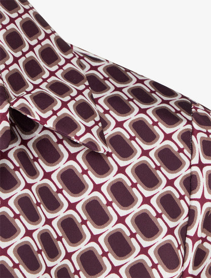 Blouse satinée imprimé 70&