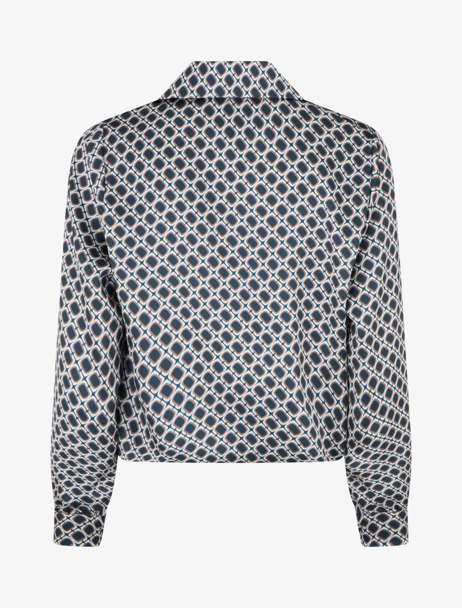 Blouse satinée imprimé 70&