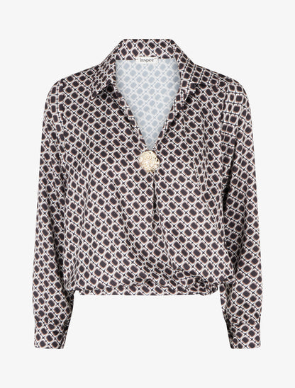 Blouse satinée imprimé 70&