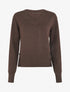 Pull uni à boutons décoratifs - Marron - 1