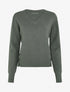 Pull uni à boutons décoratifs - Vert militaire - 1