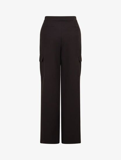 Pantalon droit à poches - Noir - 2