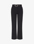 Pantalon droit ceinturé - Noir - 1