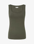 Débardeur classique uni - Kaki - 1