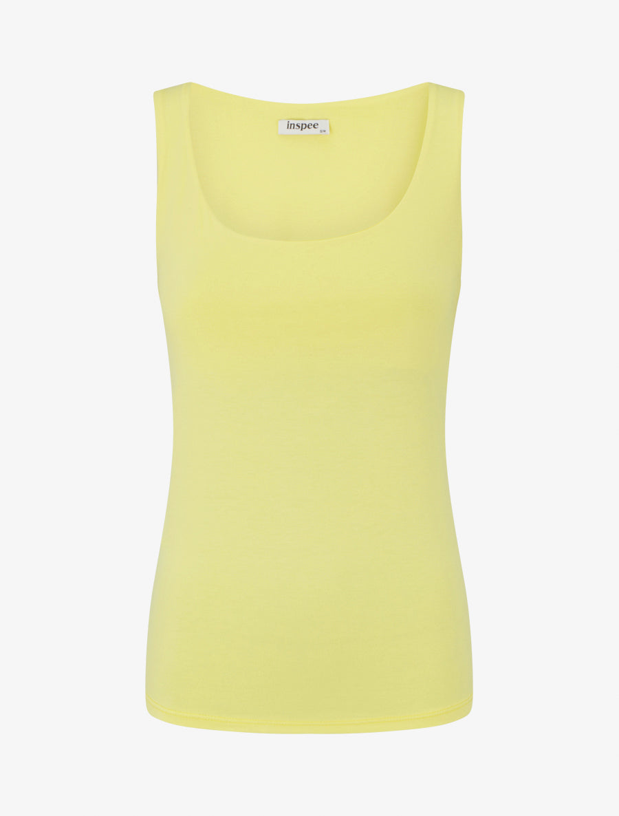 Débardeur classique uni - Jaune