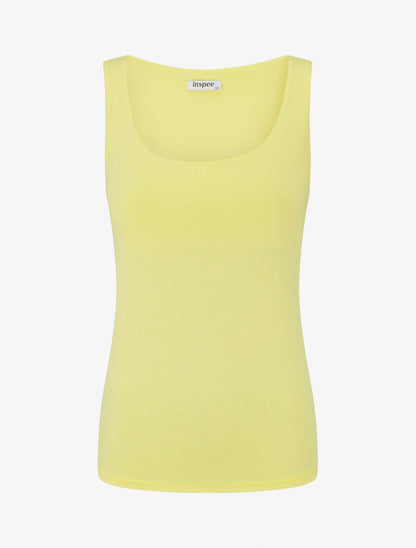 Débardeur classique uni - Jaune