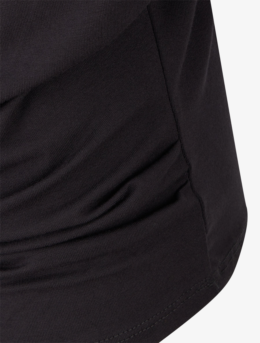 Top fluide à manches 3/4 chauve-souris - Noir - 3