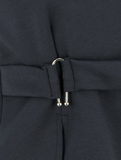 Top manches courtes à boucle - Bleu nuit - 3