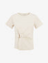 Top manches courtes à boucle - Beige - 1