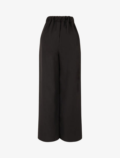 Pantalon à large pans superposés - Noir - 2