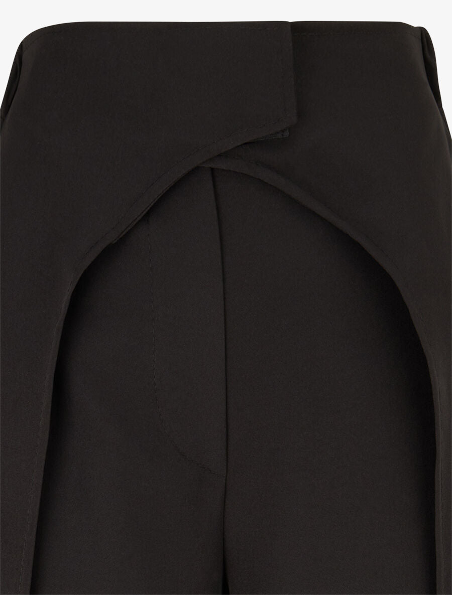 Pantalon à large pans superposés - Noir - 3