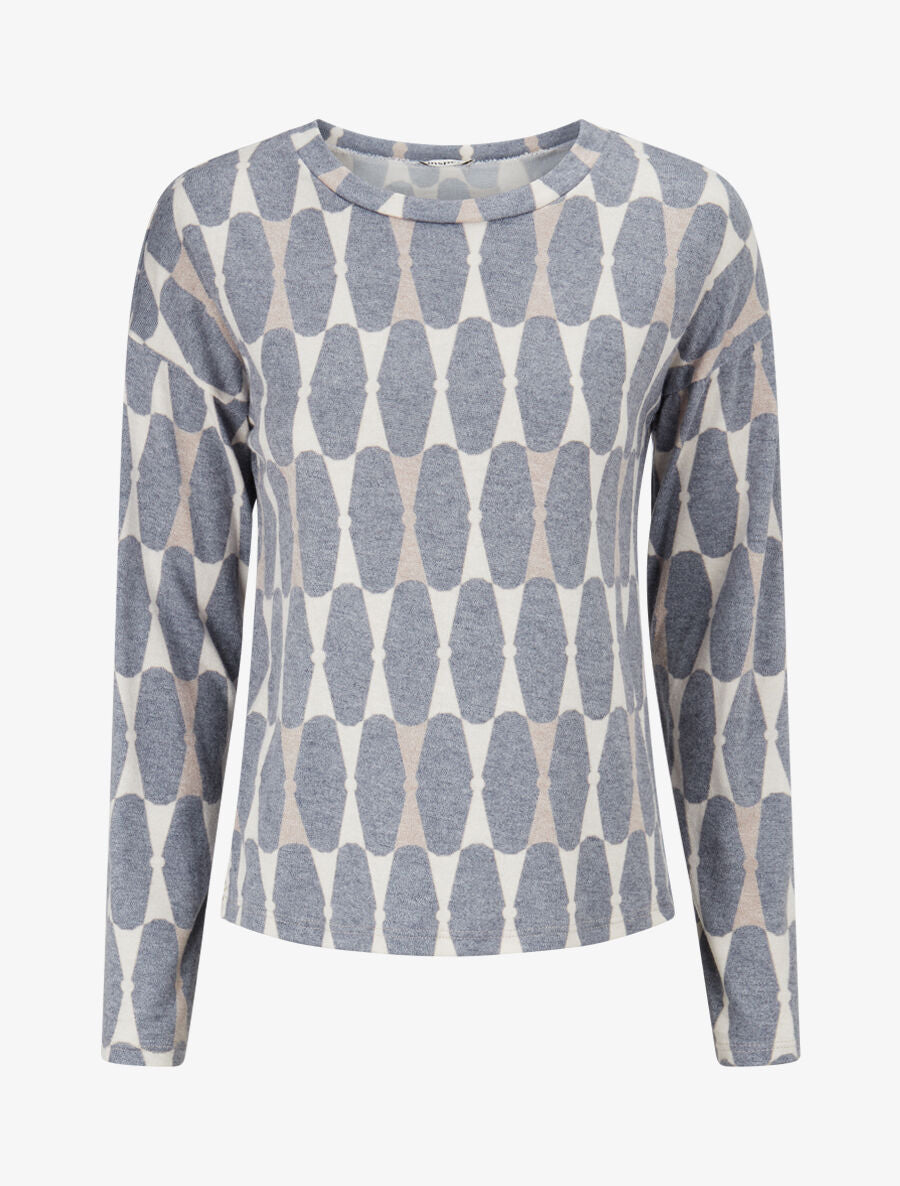 Guess pull encolure ronde bleu Guess | La Redoute