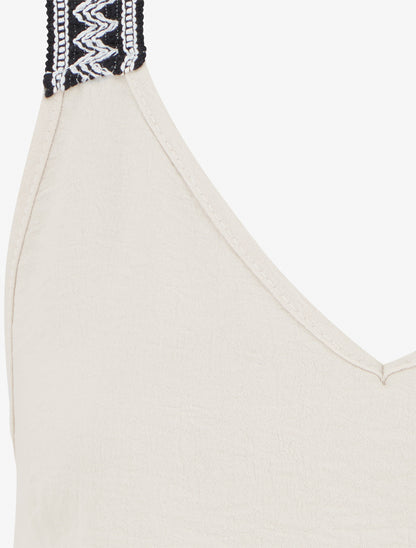 Débardeur droit à dos nageur - Beige clair - 3