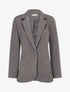 Veste basique cintrée à 1 bouton - Gris foncé - 1