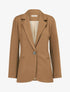 Veste basique cintrée à 1 bouton - Marron clair - 1