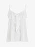 Caraco uni en voile - Blanc - 1