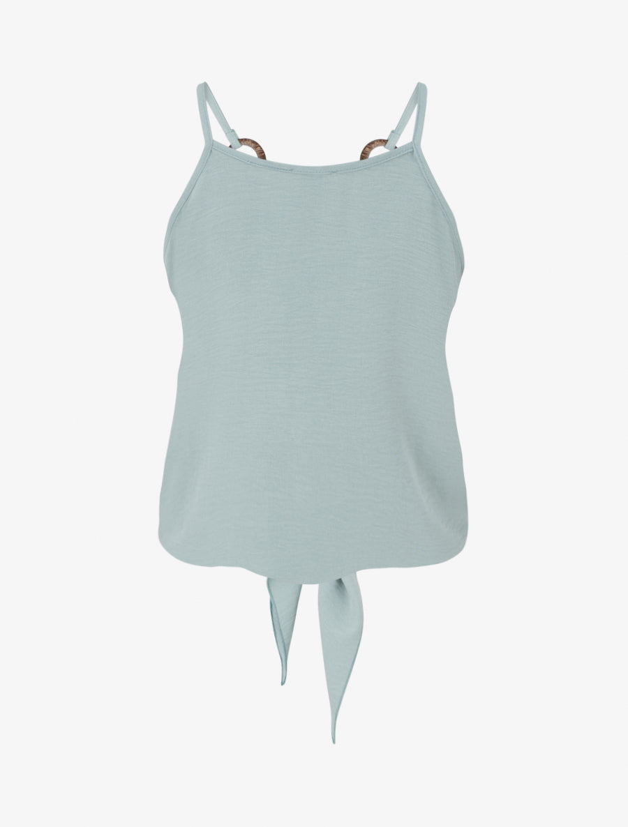 Top fluide à nouer - Vert d&