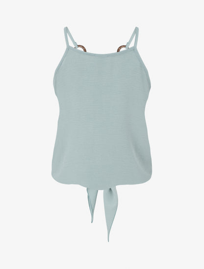 Top fluide à nouer - Vert d&