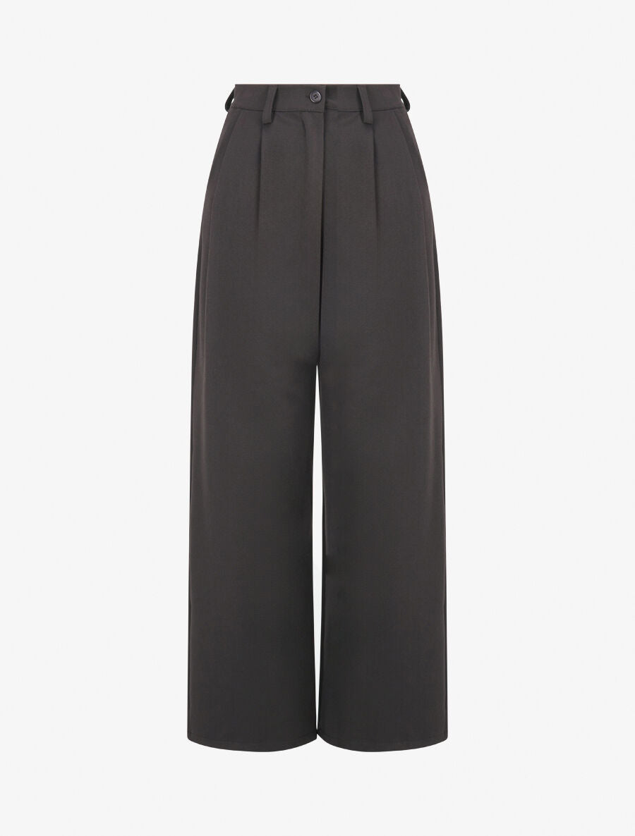 Pantalon de tailleur coupe droite - Anthracite - 1