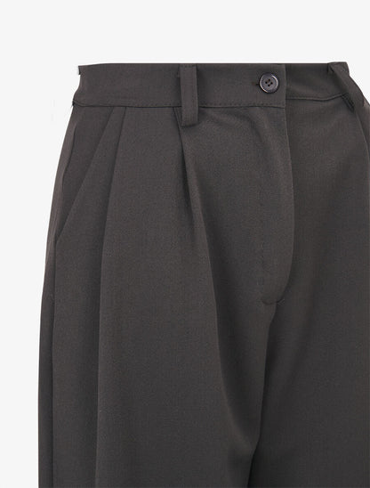 Pantalon de tailleur coupe droite - Anthracite - 3