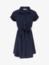 Robe chemise à manches courtes - Marine - 1