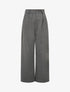 Pantalon de tailleur coupe droite - Gris foncé - 1