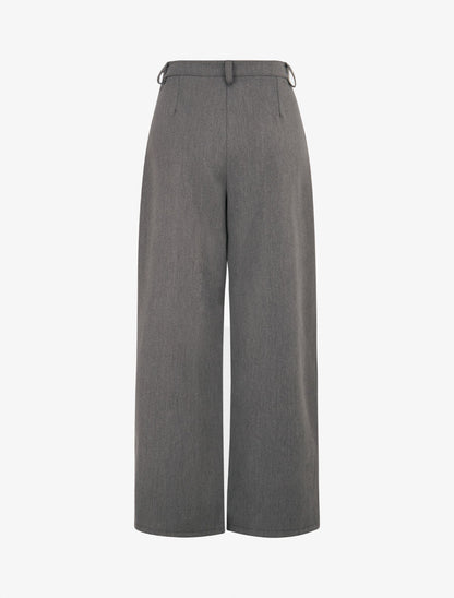 Pantalon de tailleur coupe droite - Gris foncé - 2