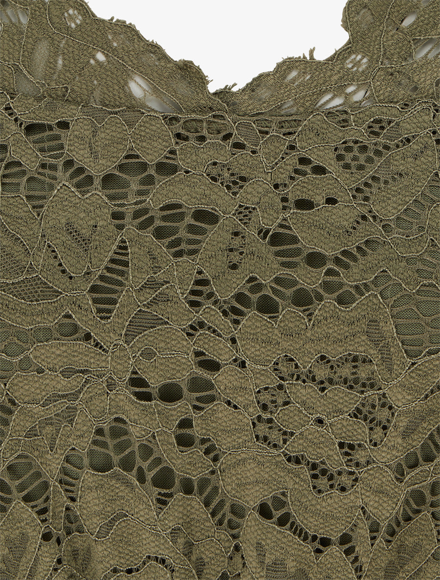 Combinaison bimatière et bicolore - Kaki - 3