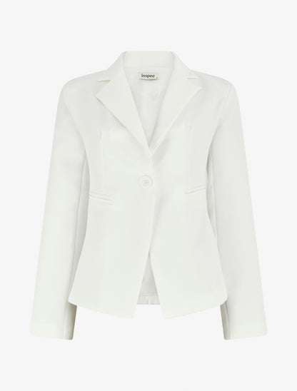 Blazer droit classique - Blanc - 1