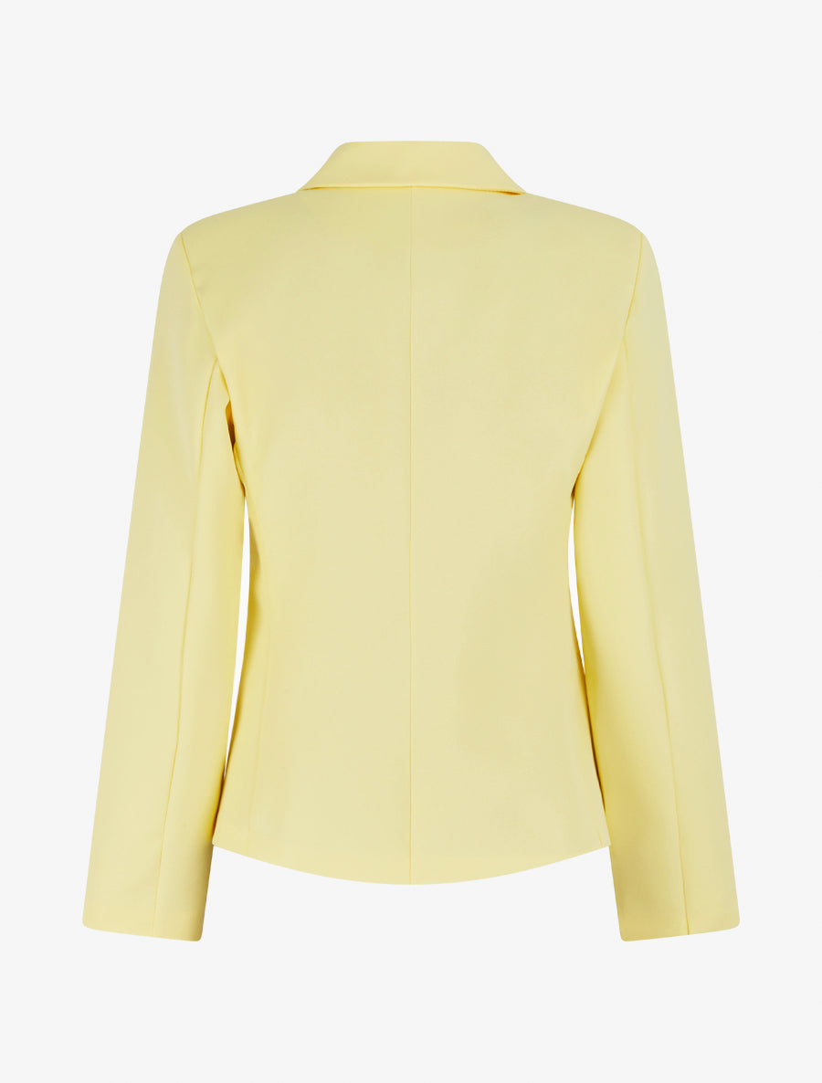 Blazer droit classique - Jaune - 2