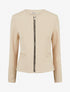 Veste en suédine zippée - Beige clair - 1