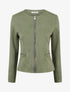 Veste en suédine zippée - Kaki - 1