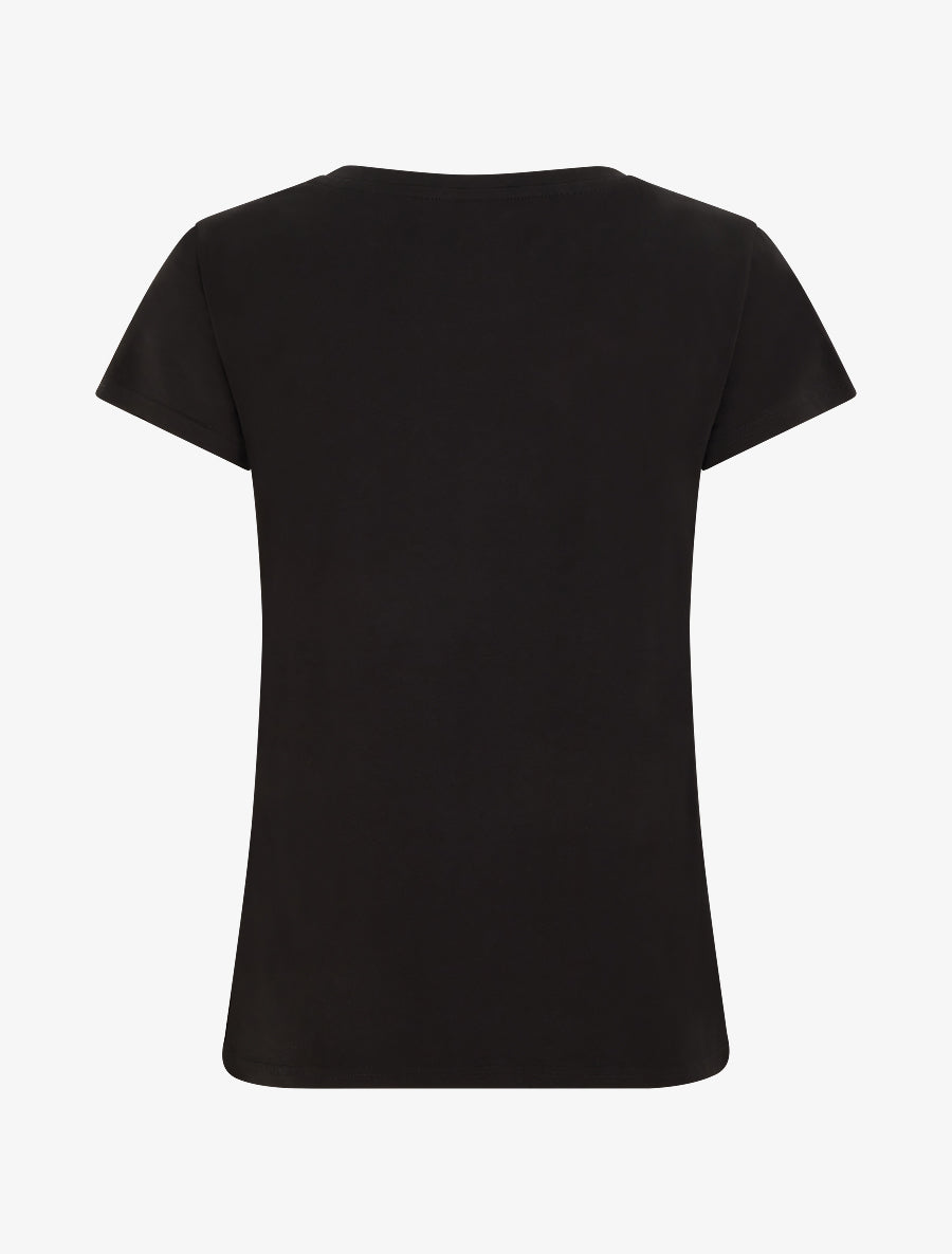 T-shirt à motif coeurs - Noir - 2