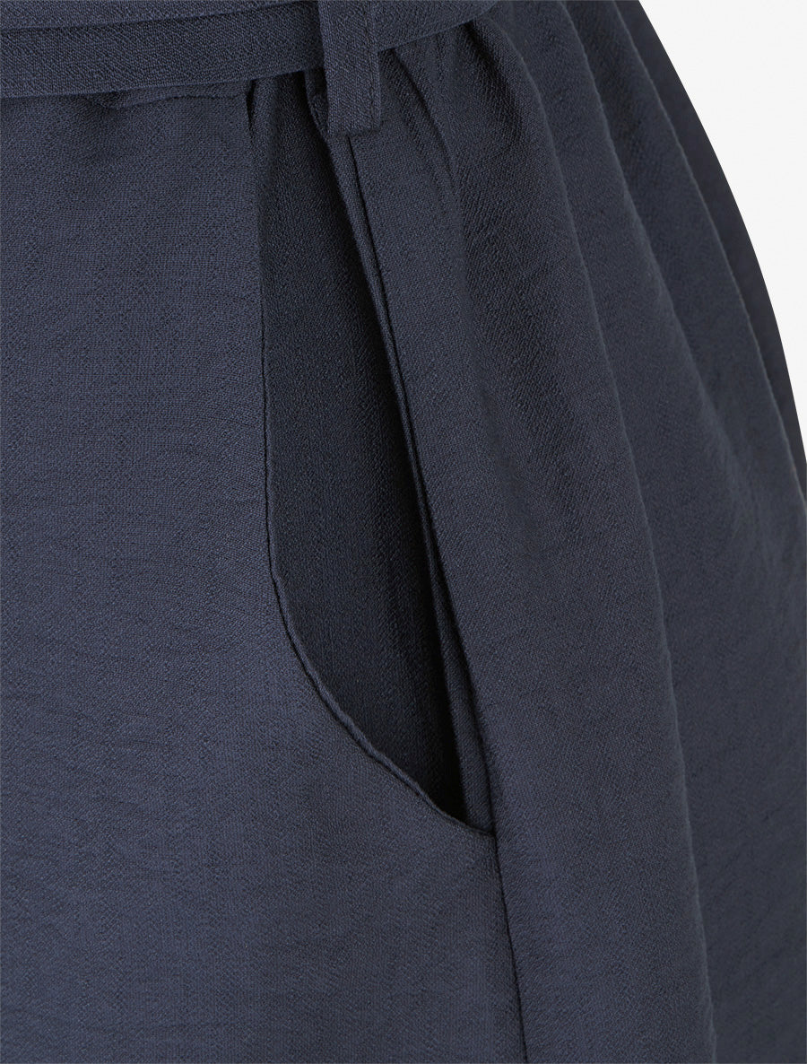 Combishort boutonné sans manches - Marine - 3